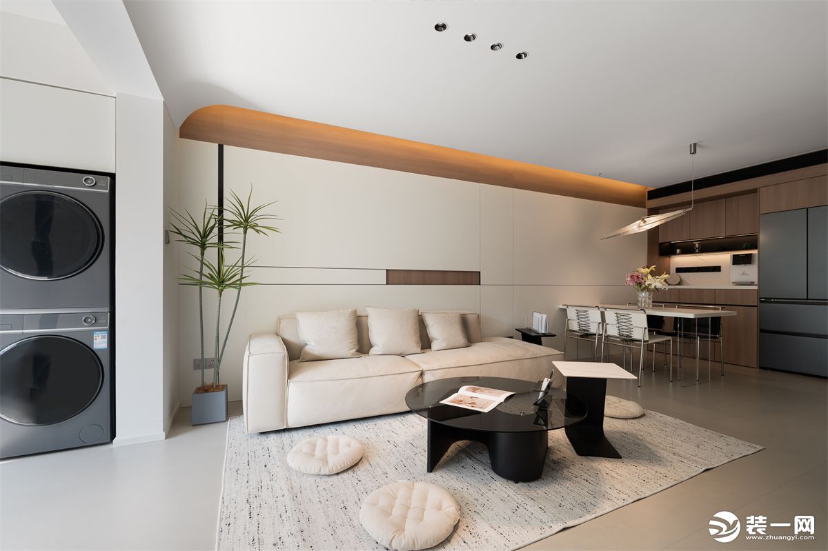 【武汉山水人家装饰】保利时代北区94平台式极简风